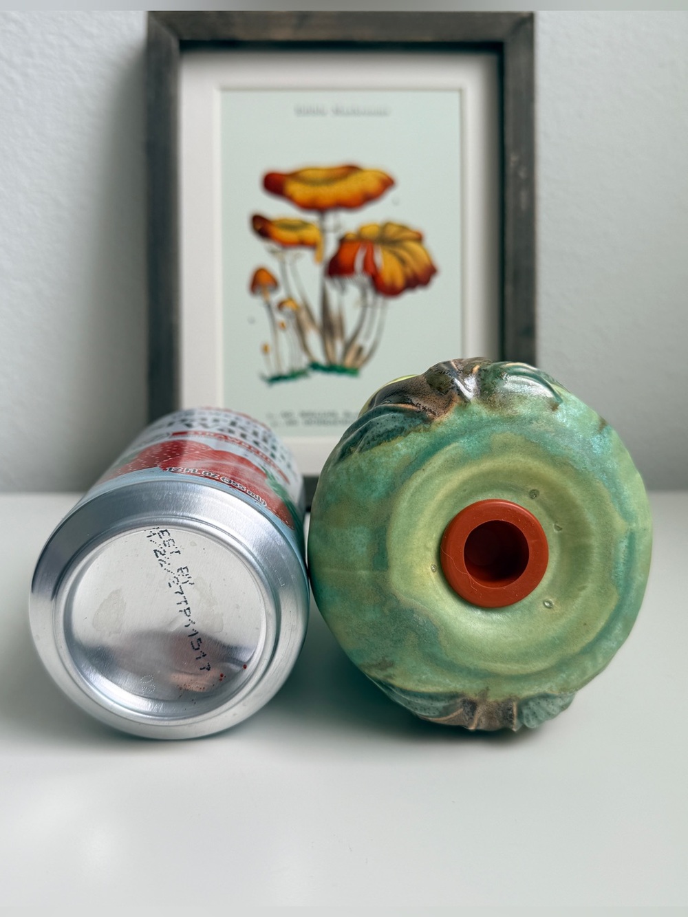 Oversized Mushroom Salt & Pepper Shakers, Merry Mushroom Style, Texas Pottery - Picture 9 of 10